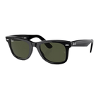 riginal Wayfarer Classic Polished Black, G-15 Green Lenses Side