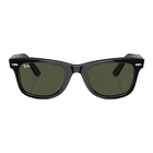 riginal Wayfarer Classic Polished Black, G-15 Green Lenses Front