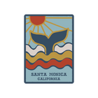 Santa Monica Whale Tail Magnet