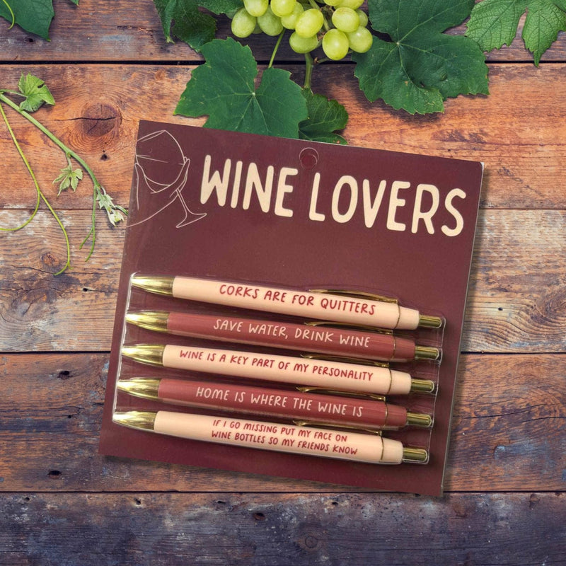 Wine Lovers Pen Set