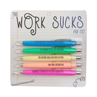 Fun Club Work S*cks Pen Set