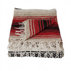 Woven Beach Blanket - Native (Red/Tan)