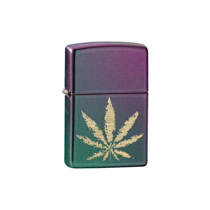 Zippo Lighter Cannabis Design