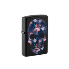 Zippo Lighter Flamingo Skull Design