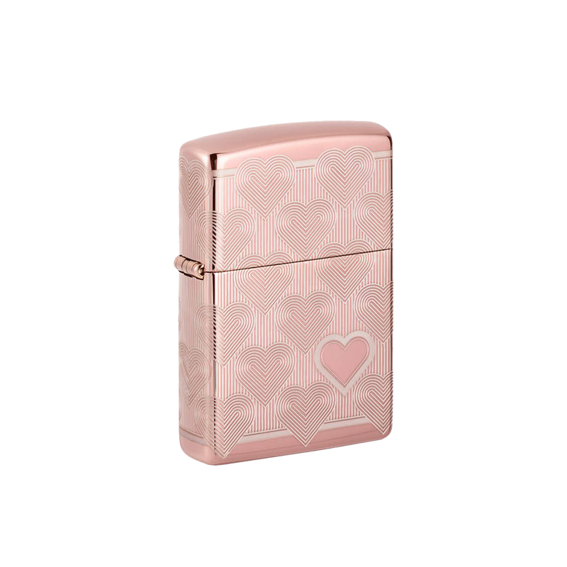 Zippo Lighter Heart Design Side 2