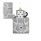 Zippo Lighter Medieval Design (Open)