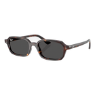 Ray-Ban Zuri Bio-Based, Dark Grey Lenses Polished Havana Side