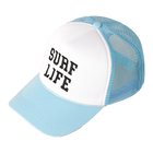 Fashion City Surf Life Foam Trucker Cap - Blue  Side