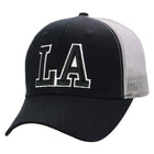 Los Angeles La Logo Mesh Trucker Hat Black/White