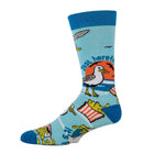 Fry Day | Men's Novelty Seagulls Cotton Crew Socks