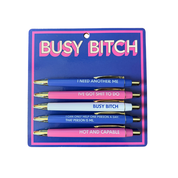 Fun Club Busy Bi*ch Pen Set 