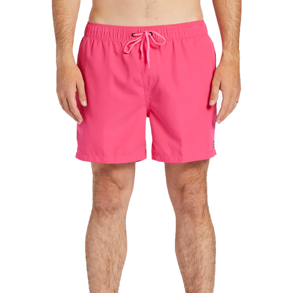 Billabong All Day Layback 16" Elastic Waist Shorts - Neon Pink