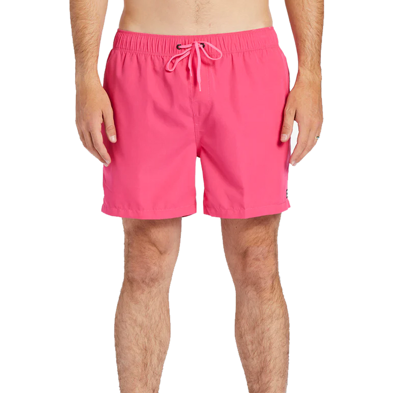 Billabong All Day Layback 16" Elastic Waist Shorts - Neon Pink