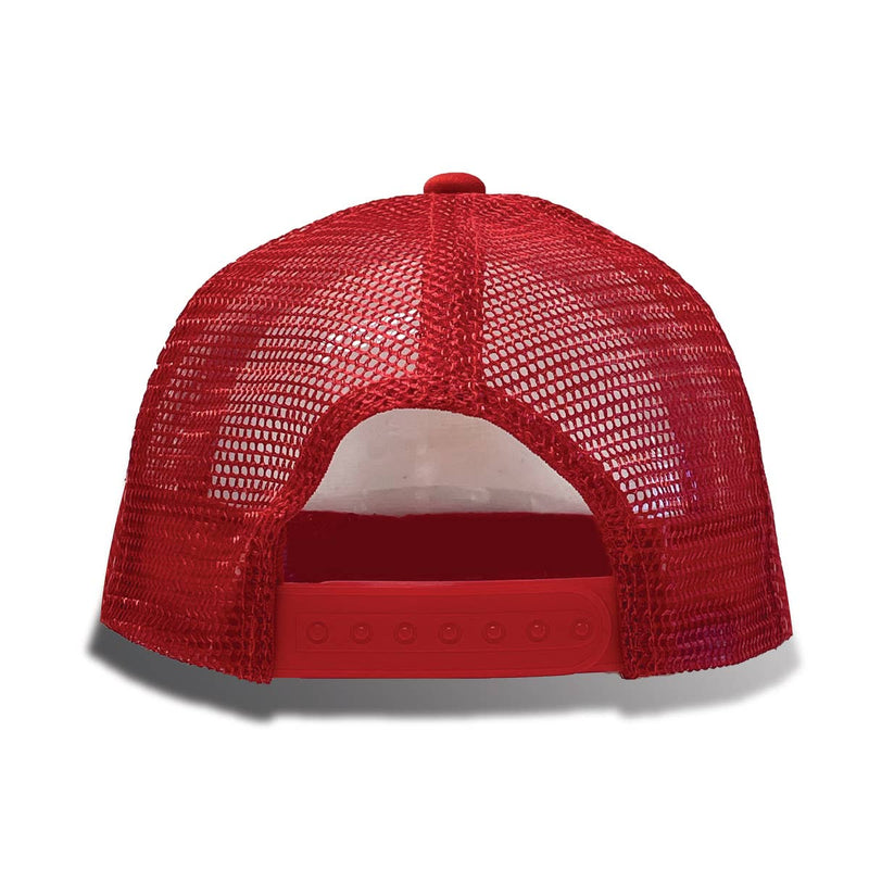 Bubu Lil Bro White/Red Trucker Hat