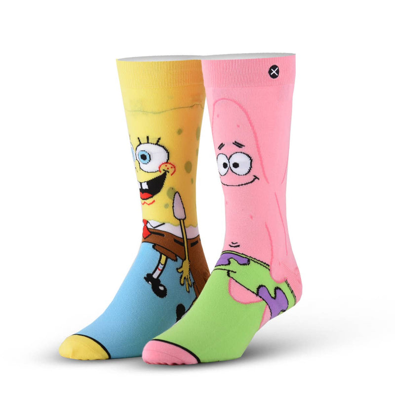 Odd Sox SpongeBob & Patrick Knit Socks