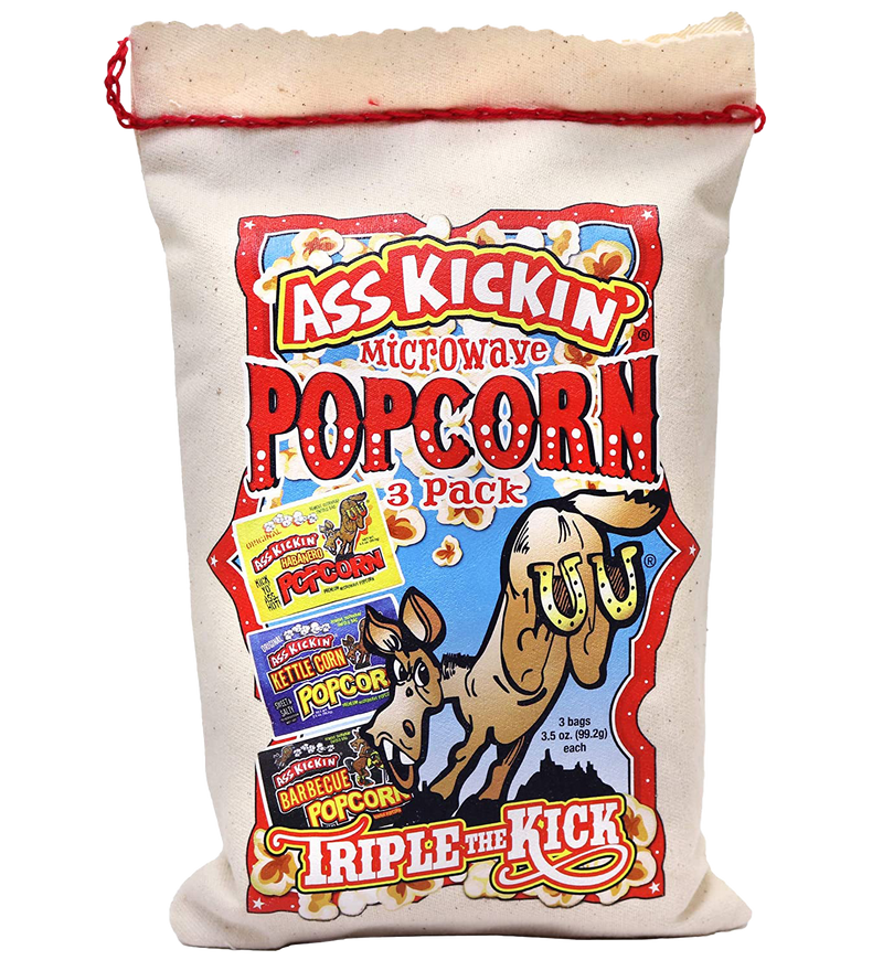 Ass Kickin’ Popcorn 3 Pack Assortment