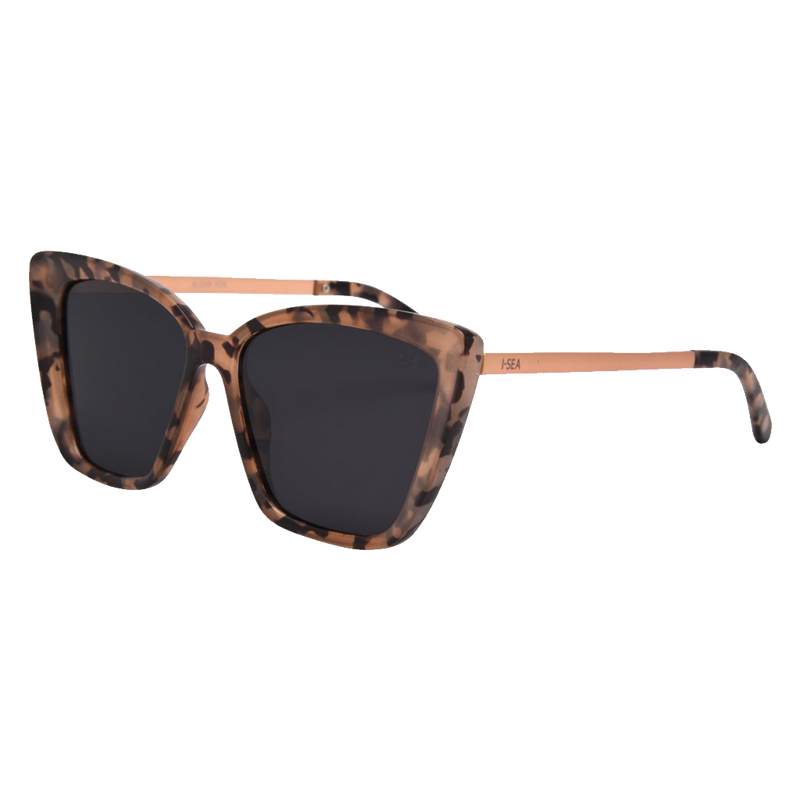 I-SEA Aloha Fox Blonde Tort/ Smoke Polarized Lens (Side)