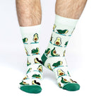 Men's Avocado Yoga Socks: Shoe Size 7-12