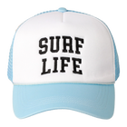 Fashion City Surf Life Foam Trucker Cap - Blue Front