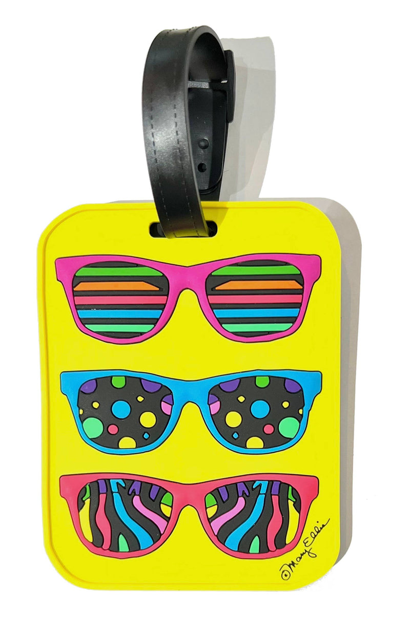 Sunglasses Luggage Tag Front