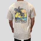Santa Monica Palm Sunset Beige Shirt