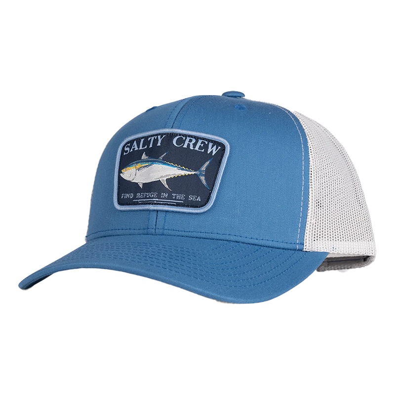 Salty Crew Big Blue Slate/Silver Retro Trucker Front