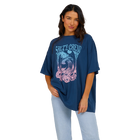 Salty Crew Big Wave Denim Cover Up Tee Front