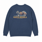 Santa Monica California Line Out Men's Fleece