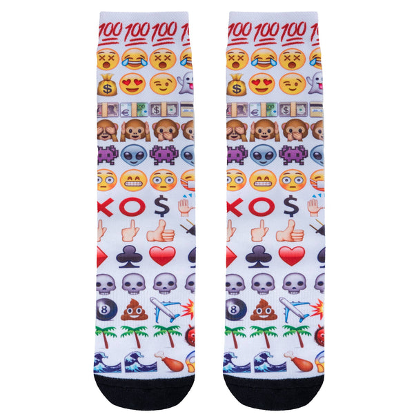 Crazy Socks - Mens Crew - Emojis