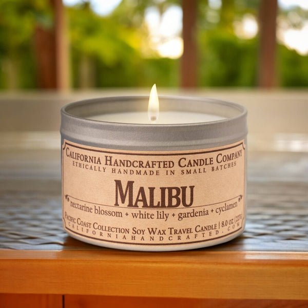 ﻿Malibu Soy Travel Candle - Nectarine Blossom Floral