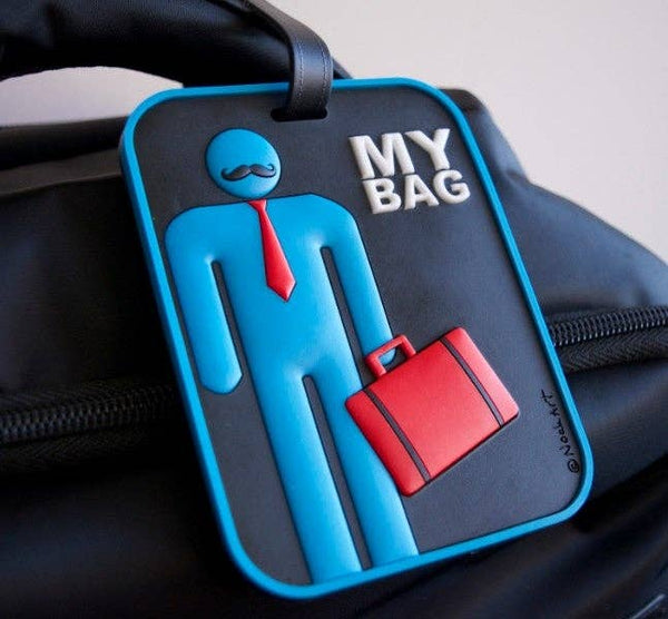 Man Luggage Tag