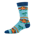 Cali Bear | Men's Cotton Crew Funny Socks