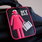 Woman Luggage Tag