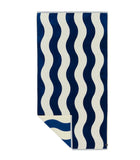 Slowtide Stripe Towel - Deep Pool