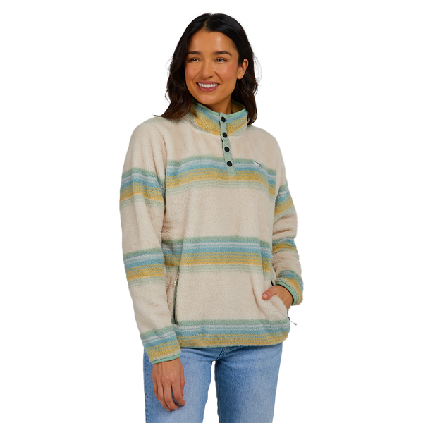 Salty Crew Calm Seas Sage Pullover Front