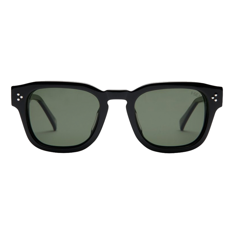 I-SEA Camden Black/ Green Polarized Lens (Front)