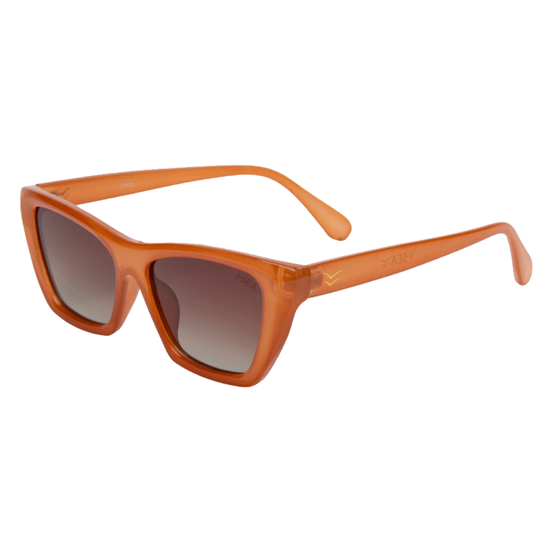 I-SEA Cate Apricot / Brown Polarized Lens (Side)