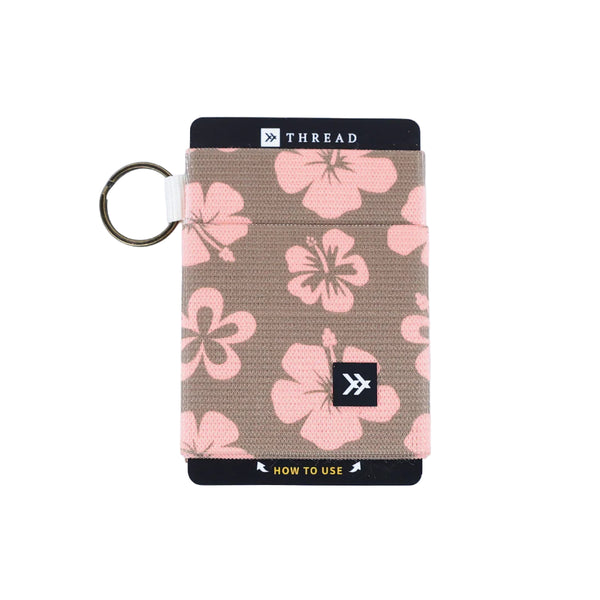 Thread Elastic Wallet - Hawaiian Floral