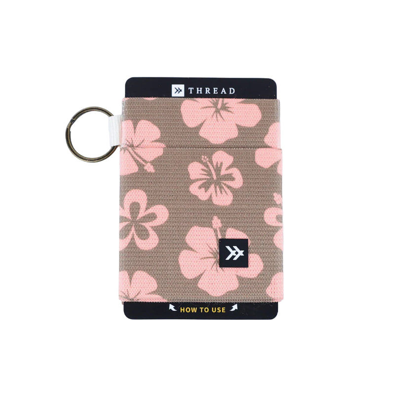 Thread Elastic Wallet - Hawaiian Floral