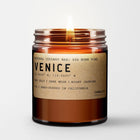 Venice, California Scented Candle (Coconut Wax, Amber Jar): 8oz