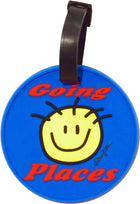 Going Places Luggage Tag Front