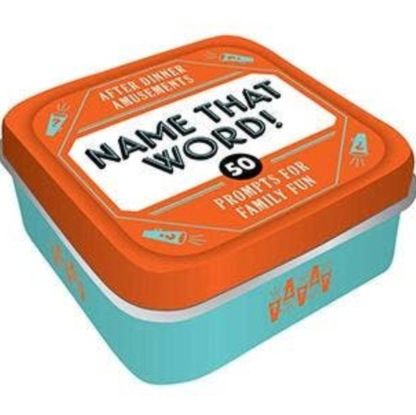 After Dinner Amusements: Name That Word!