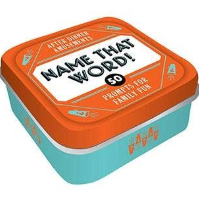 After Dinner Amusements: Name That Word!