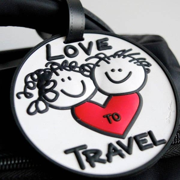 Love To Travel Luggage Tag