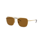 Ray-Ban RB3588 Polished Gold + Classic Brown