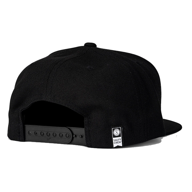 Salty Crew Deep Reach Black/Black 6 Panel Back