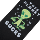 Crazy Socks - Mens Crew - This Planet Sucks