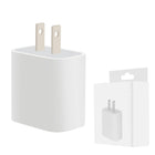 White wall adapter with packaging on a white background