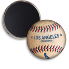 LA Baseball Magnet Front and Back