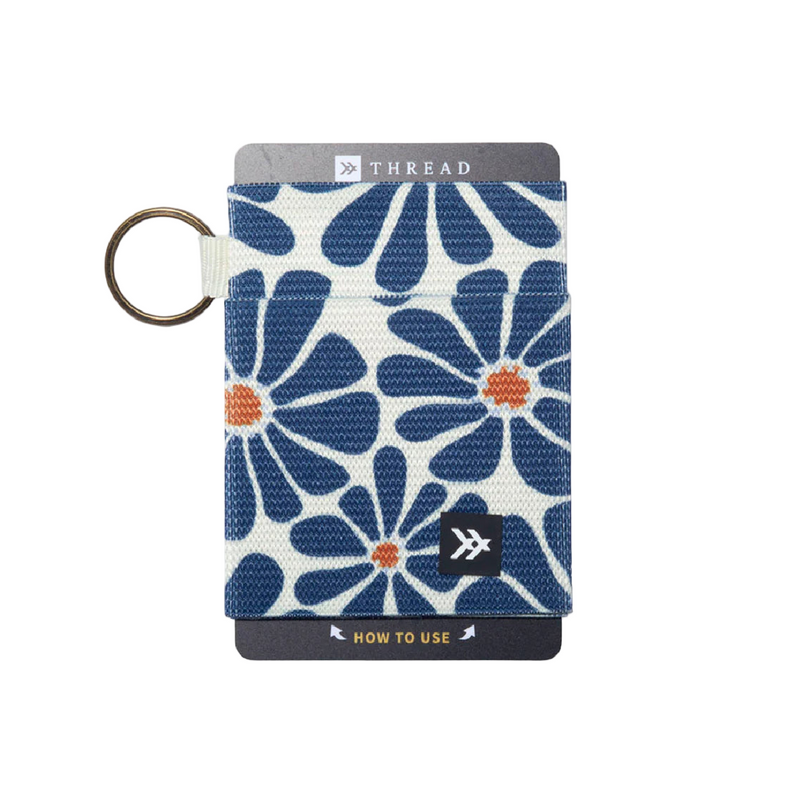 Thread Elastic Wallet - Emmeline Navy